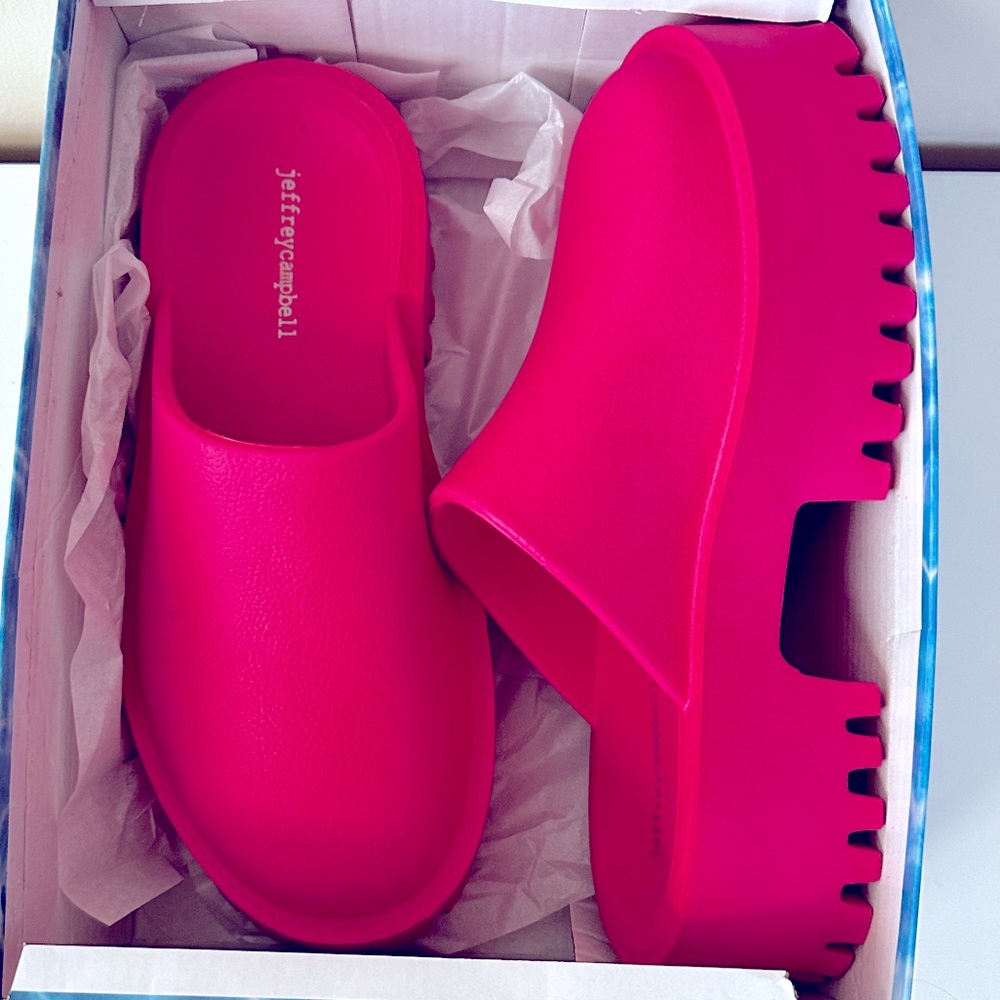 jeffrey campbell CLOGGE FUCHSIA - Brand New!